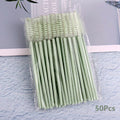 Disposable Eyelash Brushes — 50 Pack Spoolie Wands