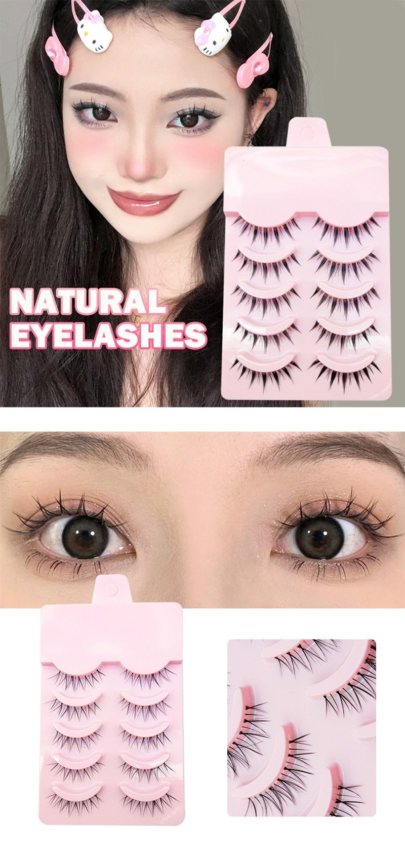 Manga Lashes — Soft Natural Strip Eyelashes | 25 Styles