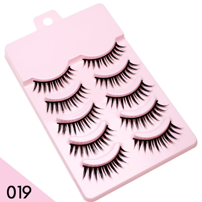 Manga Lashes — Soft Natural Strip Eyelashes | 25 Styles