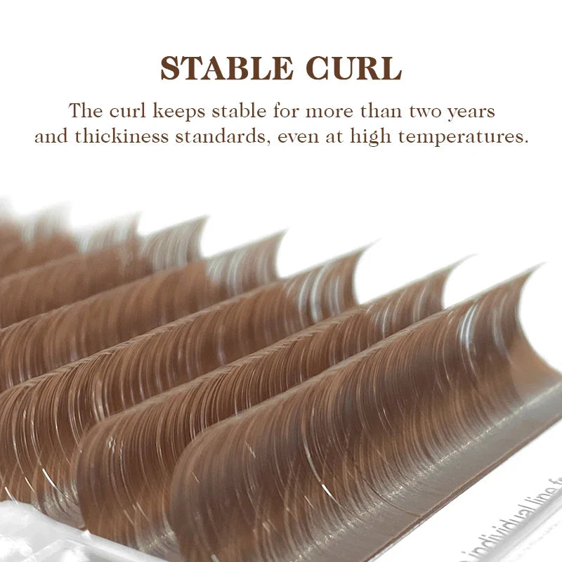 Colored Individual Lash Extensions — Faux Mink | 11 Shades