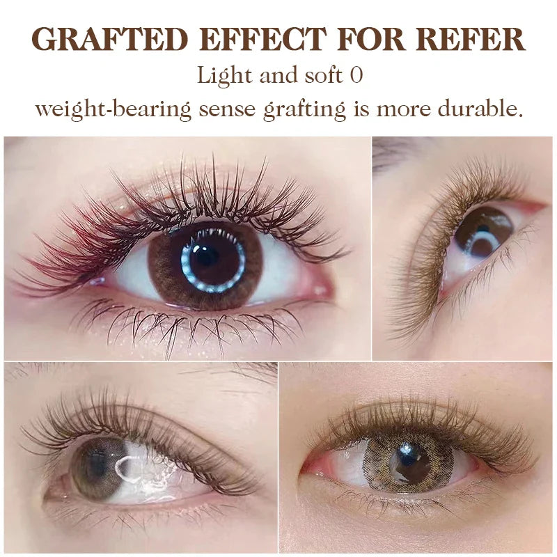 Colored Individual Lash Extensions — Faux Mink | 11 Shades
