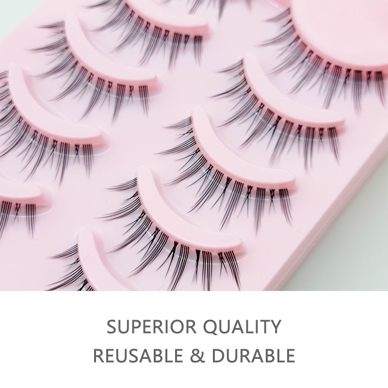 Manga Lashes — Soft Natural Strip Eyelashes | 25 Styles