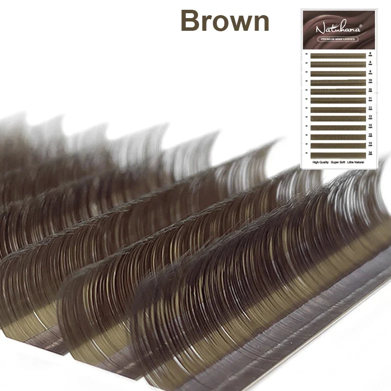 Colored Individual Lash Extensions — Faux Mink | 11 Shades