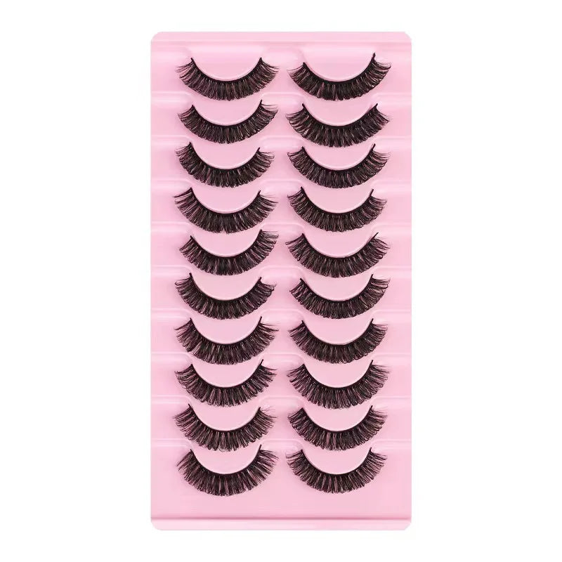 3D Mink Russian Strip Lashes — Dramatic Bold Look