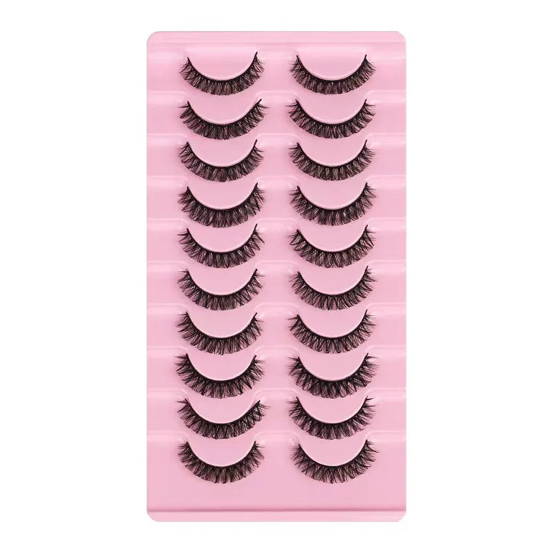 3D Mink Russian Strip Lashes — Dramatic Bold Look