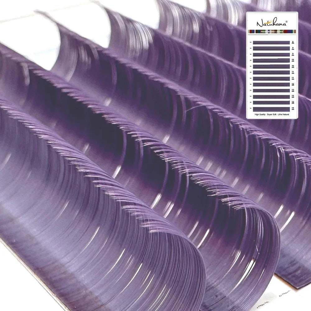 Colored Individual Lash Extensions — Faux Mink | 11 Shades
