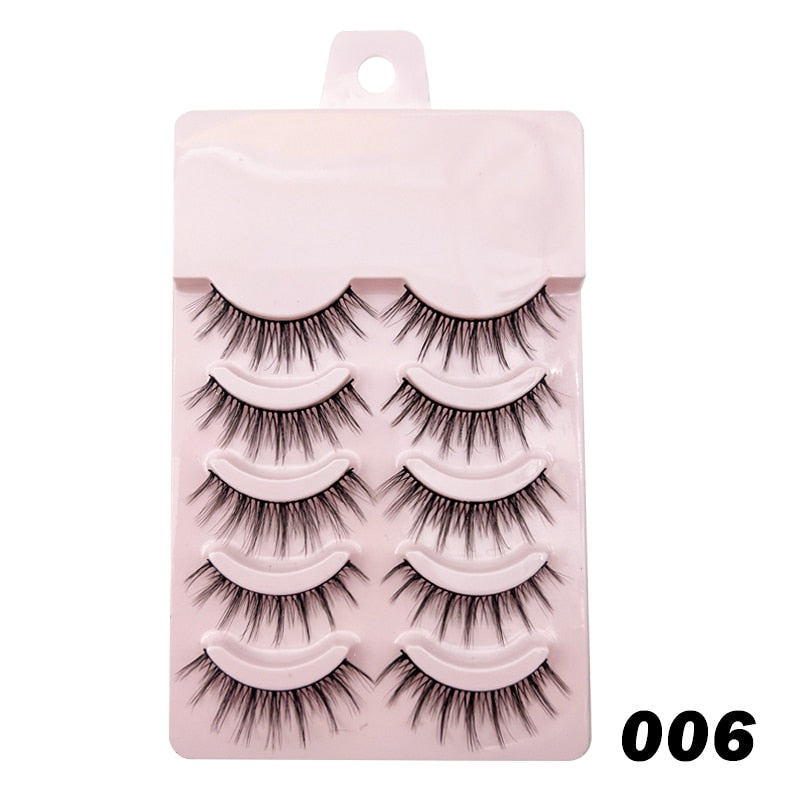 Manga Lashes — Soft Natural Strip Eyelashes | 25 Styles