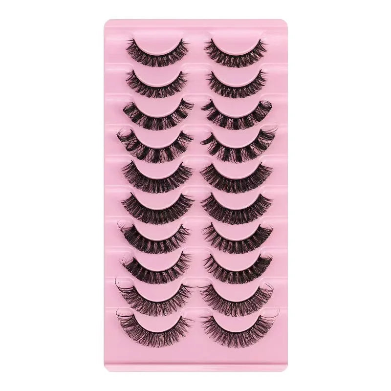 3D Mink Russian Strip Lashes — Dramatic Bold Look