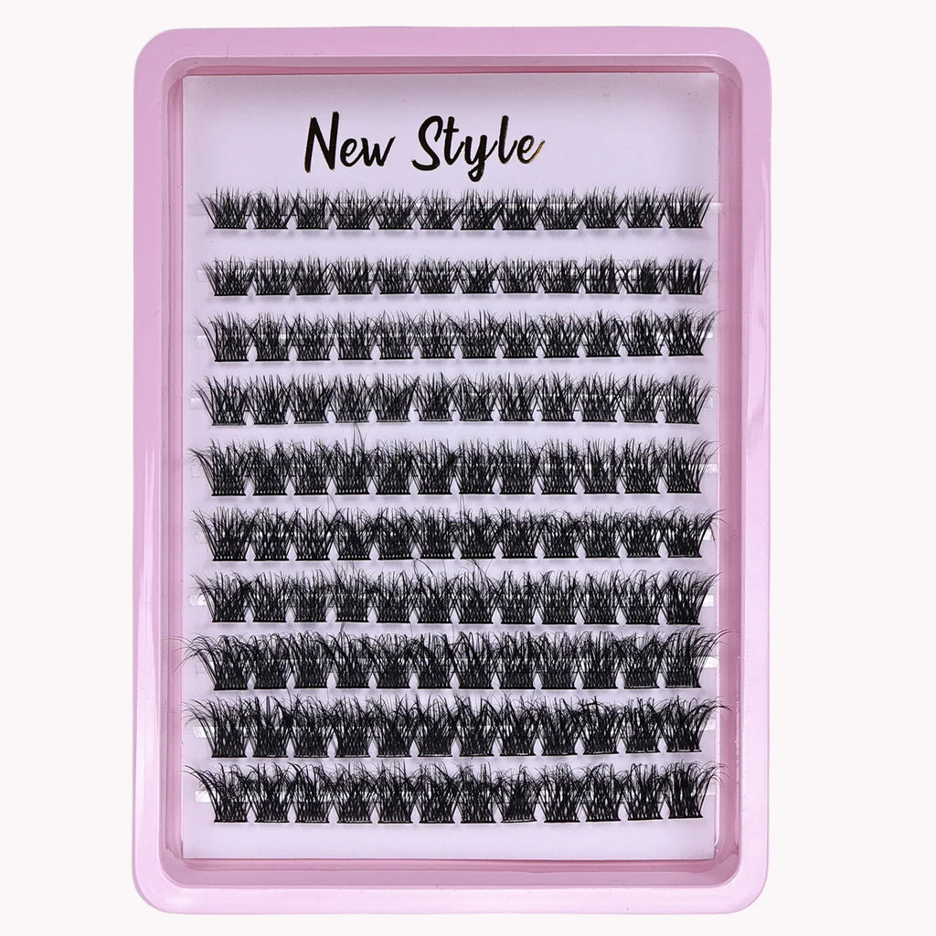 120pcs Cluster Lashes 10–16mm — Wispy D Curl