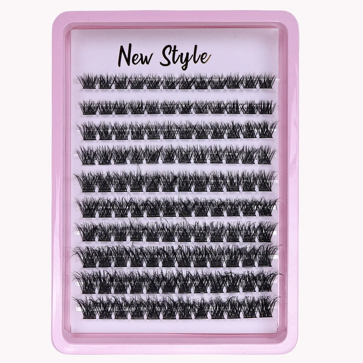 120pcs Cluster Lashes 10–16mm — Wispy D Curl