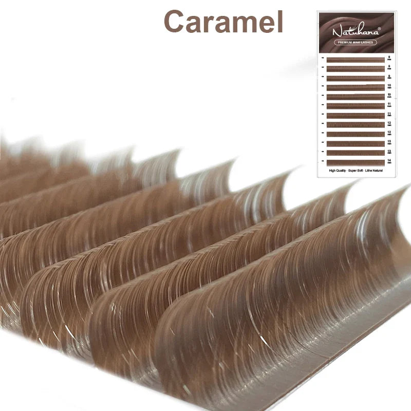Colored Individual Lash Extensions — Faux Mink | 11 Shades