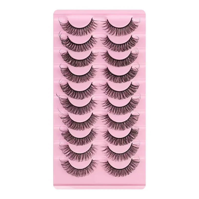 3D Mink Russian Strip Lashes — Dramatic Bold Look