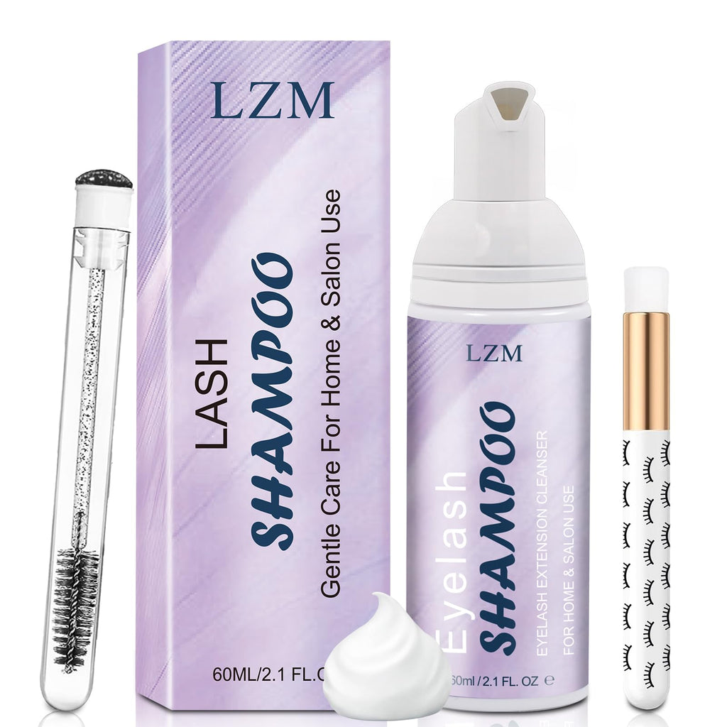 Lash Shampoo Cleansing Kit — 3-in-1 Foam Cleanser (60ml)