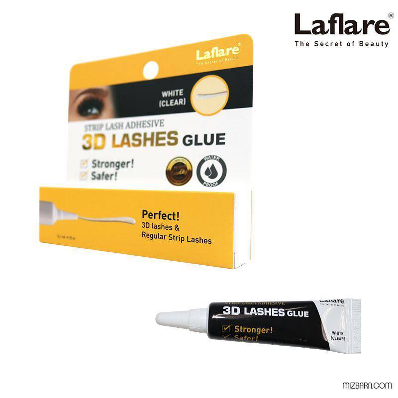 La Flare 3D Strip Lash Glue — 7g | Black & Clear