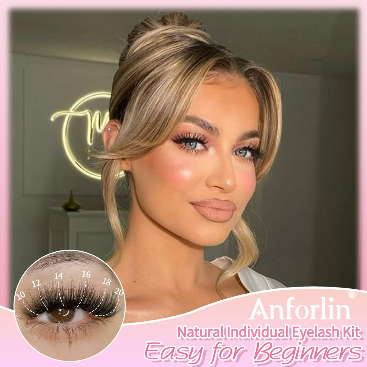 DIY Lash Extension Kit — 280pc Thick Volume D Curl (14–22mm)